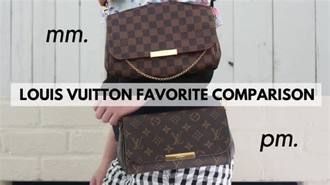 louis vuitton favorite pm vs mm|graceful mm vs pm.